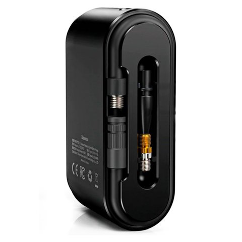 Компрессор Baseus Dynamic Eye Inflator Pump, черный, 45 Вт, 5-150 PSI, #CRCQB03-01 Превью 2