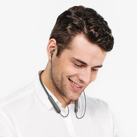 Гарнітура Hoco ES67, бездротова, чорна, з Bluetooth, на шию, #6942007602396 Прев'ю 3