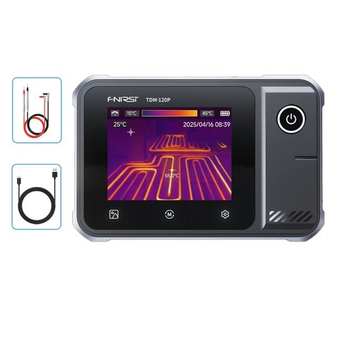 Цифровий мультиметр FNIRSI TDM-120P з вбудованим тепловізором Прев'ю 1