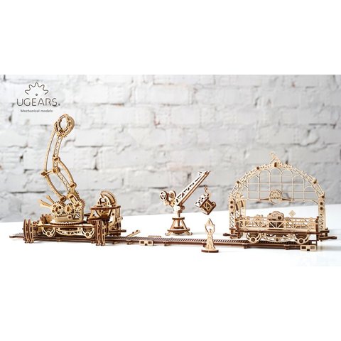 Mechanical 3D Puzzle UGEARS Rail Manipulator Preview 5
