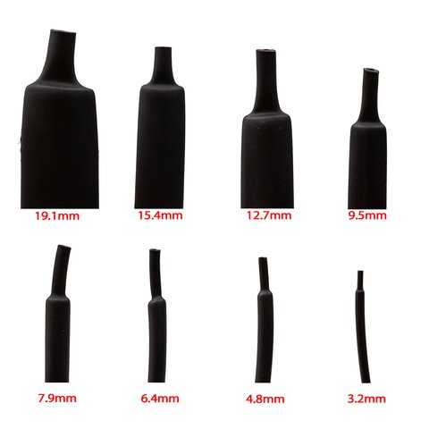 Heat Shrink Tube, (1 m, 7.9 mm, black, with glue) Preview 2