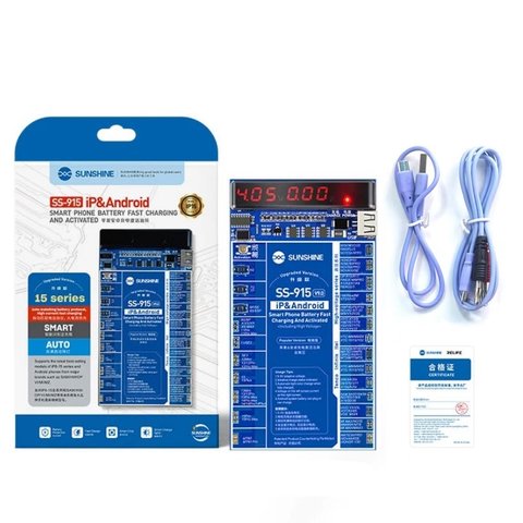Battery Activation Cable Sunshine SS-915 V9.0, (battery activation board, iphone 6 - 15 pro max / samsung / huawei / xiaomi) Preview 6