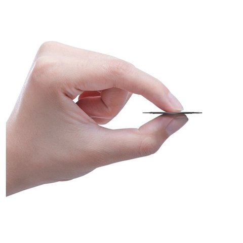 Holder Baseus Invisible, (ring, adhesive base, gray, metal) #SUYB-0A Preview 2