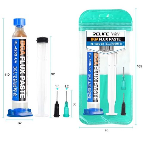 Flux Paste RELIFE RL-420S-UV, (10 ml) Preview 1