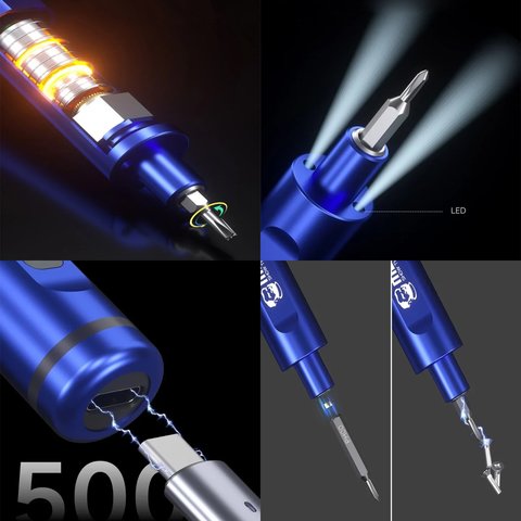Cordless Power Screwdriver Mechanic ES480, (48 in 1) Preview 1