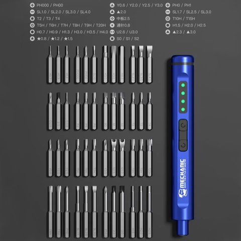 Cordless Power Screwdriver Mechanic ES480, (48 in 1) Preview 4