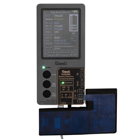 Batería Deji puede usarse con Apple iPhone X, Li-ion, 3.81 V, 3210 mAh, mayor capacidad, original IC Vista previa  1