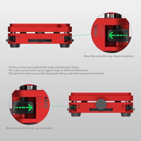 Máquina universal multifuncional para reballing con juego de 95 plantillas para microcircuitos BGA RB-03 Vista previa  4