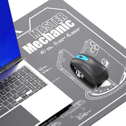 Alfombrilla aislante Mechanic V77, resistente al calor, resistente a las manchas, 600 mm, 350 mm Vista previa  3