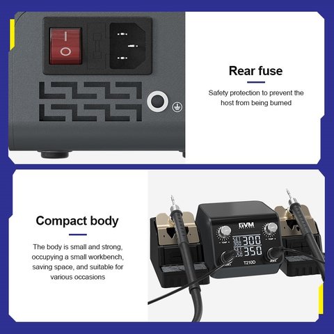 Estación de soldadura GVM T210D, digital, 60 W Vista previa  8