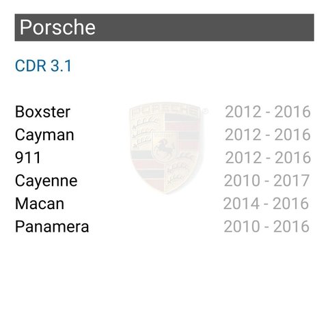 Безпровідний CarPlay та Android Auto адаптер для Porsche з CDR3.1 Прев'ю 1