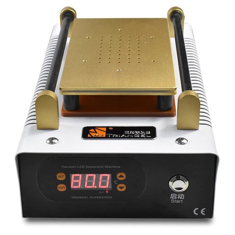 Пристрій для розклеювання дисплейного модуля (сепаратор) M-Triangel CP-201A, з вакуумним насосом, використовується для екранів до 7 " Прев'ю 3