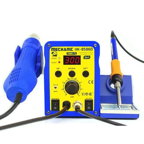 Паяльная станция термовоздушная Mechanic HK-8586D, турбинная Превью 3