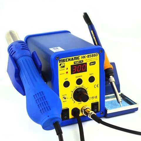 Паяльная станция термовоздушная Mechanic HK-8586D, турбинная Превью 1