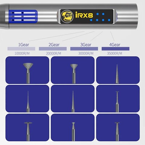 Полировочная машина Mechanic iRX8, с насадками, аккумуляторная Превью 4