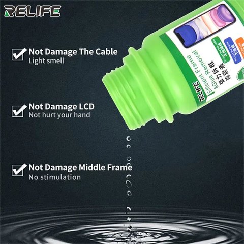 Очиститель RELIFE RL-518A, для демонтажа рамки, 250 мл Превью 3