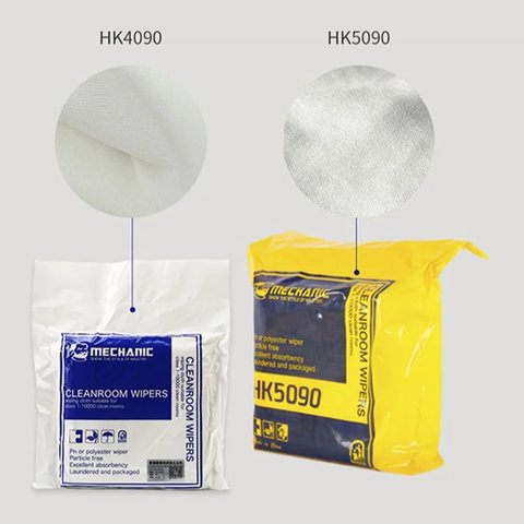 Салфетка из микрофибры Mechanic HK5090, для устранения пыли и отпечатков, 400 шт., 100*100 мм Превью 2