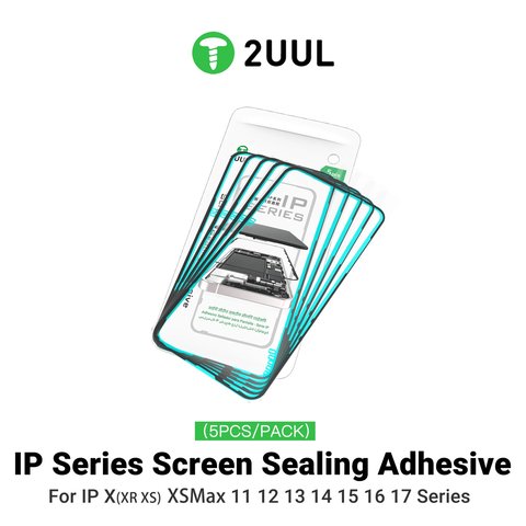 Стікер дисплея 2UUL SA16PS для Apple iPhone 16 Plus, 5 шт., adhesive Прев'ю 1