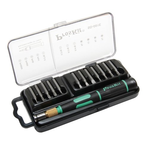 Викрутка з набором біт Pro'sKit SD-081E Прев'ю 2