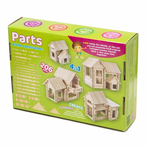 Конструктор IGROTECO Котедж 4 в 1 Прев'ю 1