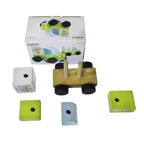 Wooden Construction Set CUBIKA Ice Cream Truck LM-8 Preview 1