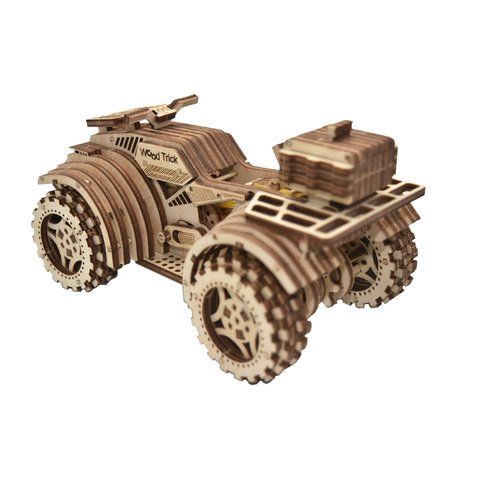 Механический 3D-пазл Wood Trick Квадроцикл Превью 2