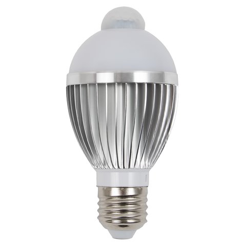 Bombilla LED de 5 W con sensor IR de movimiento (luz blanca fría, 450 lm, E27) Vista previa  1