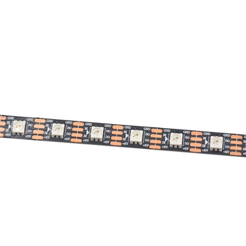 Tira de luces LED RGB SMD5050, WS2813 (negra, con controles, IP20, 5 V, 60 diodos LED/m, 5 m) Vista previa  1